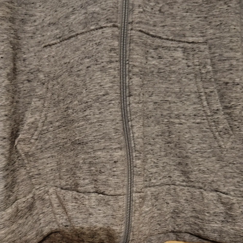 NWOT Old Navy Big Boys Heather Gray Zip Up Jacket Hoodie Size XL (14-16)
